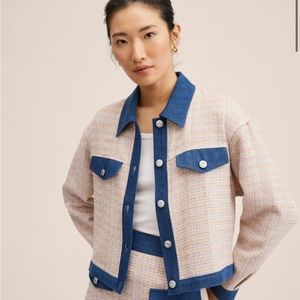 Mango Trim tweed jacket